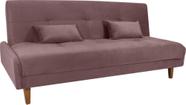Sofá Cama 3 lugares 190cm Blanca Rosê Matrix