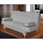 Sofa Cama Casal 2 em 1 Sala Quarto Reclinavel Almofadas Cor