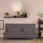 Sofá-Cama Casal 3 Lugares Prince Linho Cinza