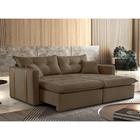 Sofa Cama e Reclinavel Lisboa 2,60m 05 Lugares Mola Ensacada Txr