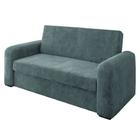 Sofá Cama Versátil 2 Lugares Veludo Selmer - SELMER ESTOFADOS