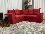 Sofá Canto Vermelho 608 Belo
