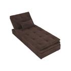 Sofá Chaise Para Clinica Psicanalise - Suede - Sv Decor