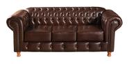 Sofá Chesterfield Luis XV 3 Lugares Decoração Vintage Retrô