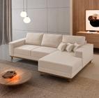 Sofá Cronos 03 Metros Chaise Lado Direito Meu Sofá Online