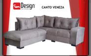 Sofá de Canto 3x2 Lugares Veneza Design Estofados