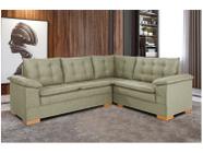 Sofá de Canto 5 Lugares Veludo Ideale JW Estofados