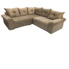 SofA de Canto Veludo Choco Cannes Mam Flex