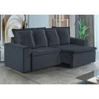 Sofa Donatello 2 Lugares Pes de Madeira Talento Móveis