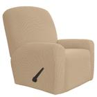 Sofá elástico reclinável Slipcover Easy-Going Sand G-Large