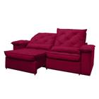 Sofa Elegance 2,50 - Veludo vermelho