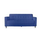 Sofa Elegance Suede Azul Marinho - AM Interiores