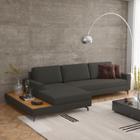 Sofá em Linho 292cm Chaise Esquerdo e Deck Loft - Alves Pereira