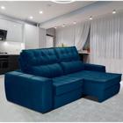 Sofa Gralha Azul America 3 Lugares Azul