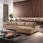 Sofá Grécia 4 lugares com Chaise Linho 2,70M