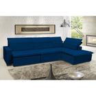 Sofá Istambul 3.80x2.10m Retrátil e Reclinável com Chaise - Sofisticato