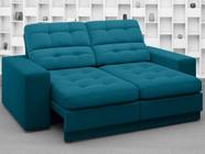 Sofá Jobim 1,70m Assento Retrátil e Reclinável Velosuede Royal - NETSOFAS