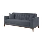 Sofa Liverpool 3 Lugares 195 cm Base Madeira Talento Móveis