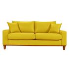 Sofá Living Istambul Em Material Sintético Essencial Estofados