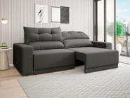 Sofá Lord 2,00m Retrátil e Reclinável Velosuede - NETSOFAS