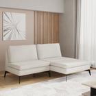 Sofá Modular 2 Lugares com Chaise 170cm Calla Cabecasa Madeiramadeira