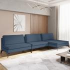 Sofá Modular 3 Lugares com Chaise 300cm Calla Cabecasa Madeiramadeira