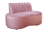 Sofa Namoradeira Curvo Orgânico Doha Decoração - Bella Decor