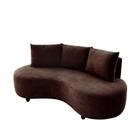 Sofa Orgânico Curvo Feijão 195cm Boucle Venus Estofama