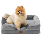 Sofá ortopédico Dog Bed Bedsure para cães pequenos, cinza