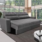 Sofá Retrátil e Reclinável 1,70m Clean. Cama inBox Velusoft