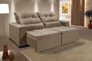 Sofa Retratil Reclinavel 2 Lugares 1,60m Chicago Veludo