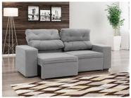 Sofá Retrátil Reclinável 3 Lugares Suede - Bipartido Phormatta Evolution SMP