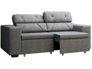 Sofá Retrátil Reclinável 3 Lugares Suede