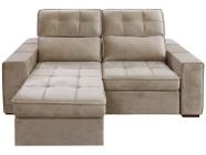 Sofá Retrátil Reclinável 3 Lugares Barsa - Gralha Azul