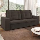 Sofá Retrátil Reclinável Qatar Plus+ Tabaco 2Lug 2,1m
