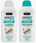 Soft Hair D-Pantenol e Colageno Linha 3D soft Shampoo e Condicionador 500mL