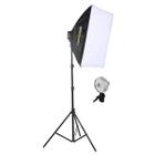 Softbox 50x70 para 4 Lâmpadas Bivolt + Tripe - TUDOPRAFOTO