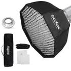 Softbox Bowens Com Grid Colmeia Godox 120cm Octagonal Para Flash Tocha