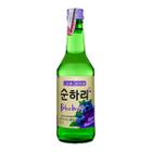 Soju Bebida Coreana Sabor Blueberry Chum Churum Sochu Lotte 360Ml