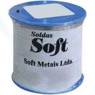 Solda Fio Estanho 1mm Soft 60x40 Rolo Com 500 Gramas