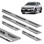 Soleira Aço Inox Escovado Porta Original Mult Tiguan 2021 - Texas 4X4