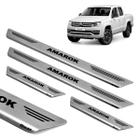 Soleira Aço Inox Porta Original Mult Amarok Dupla 2016 2017 - Texas 4X4