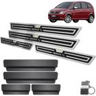 Soleira Chevrolet Meriva SS 2005 A 2010 Preto Alto Relevo - JR PARTS