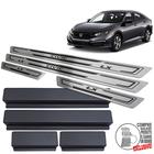 Soleira De Porta Honda Civic LX 2020 2021 Preto Baixo Relevo - JR PARTS