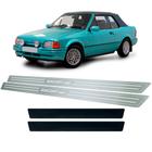 Soleira de Porta Vinil Ford Escort Xr3 1985 a 1996 Aço Inox