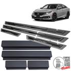 Soleira Honda Civic Sport 2017 A 2021 Preto Alto Relevo