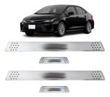 Soleira para Porta Lateral Tuning Esportiva para carros 4 Portas (ABS) CROMADO Personalizado COROLLA - Shekparts