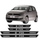 Soleira Platinum Vw Fox 2003 A 2020 4 Peças Preto Sp124 - Artesanal