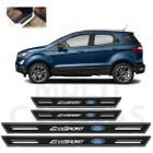 Soleira Premium Ford Ecosport 2013 2014 A 2020 2021 Preto - Resina