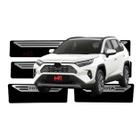 Soleira Proteção Porta Aço Inox + Adesivo Poroso Toyota Rav4